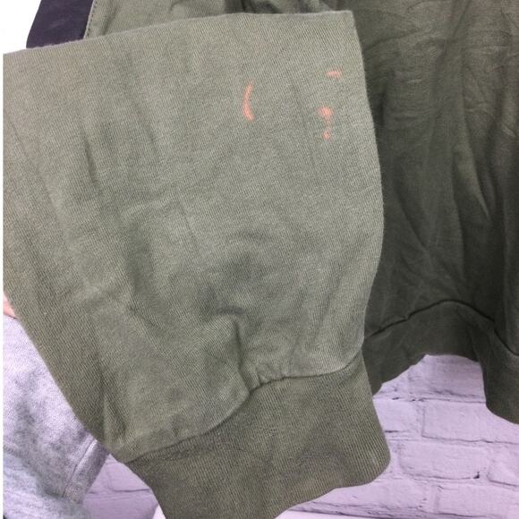 Converse Retro Side Stripe Long Sleeve Kangaroo Pocket Skater Hoodie Men's L - Picture 5 of 13